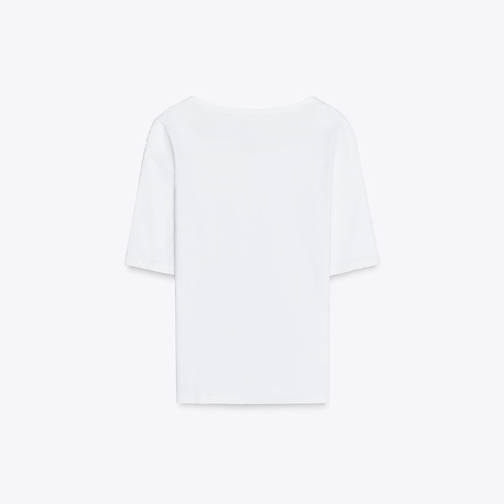 Moudda ZARA - T-Shirt - Coton/Élasthanne & Encolure Carrée - Tunisie 2