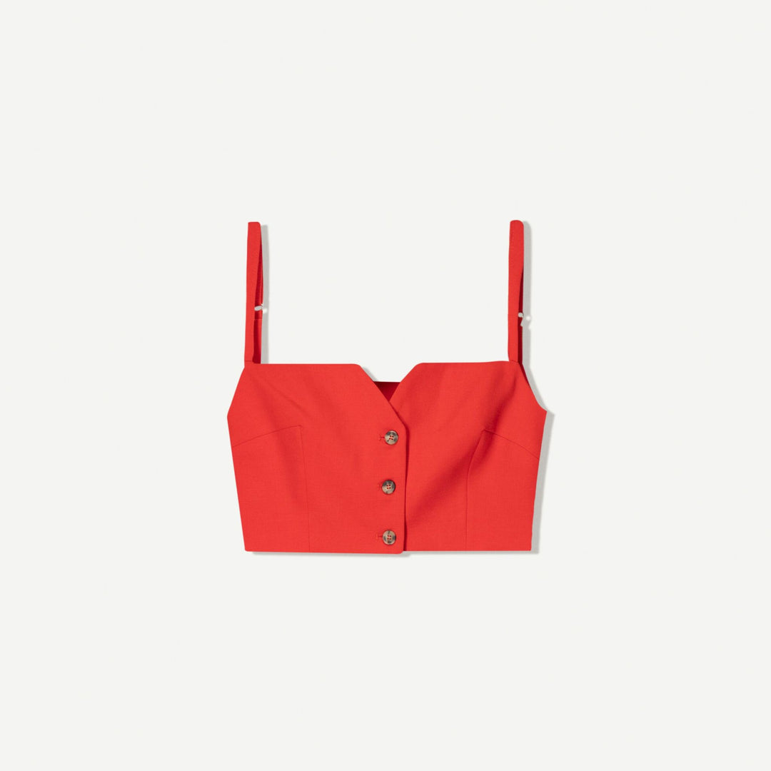 Moudda BERSHKA - Gilet Crop - Polyviscose - Tunisie 1