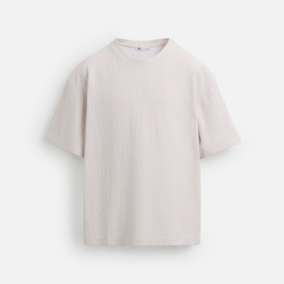Moudda ZARA - T-Shirt - Structure Minimal (Rose-Lilas) - Tunisie 1