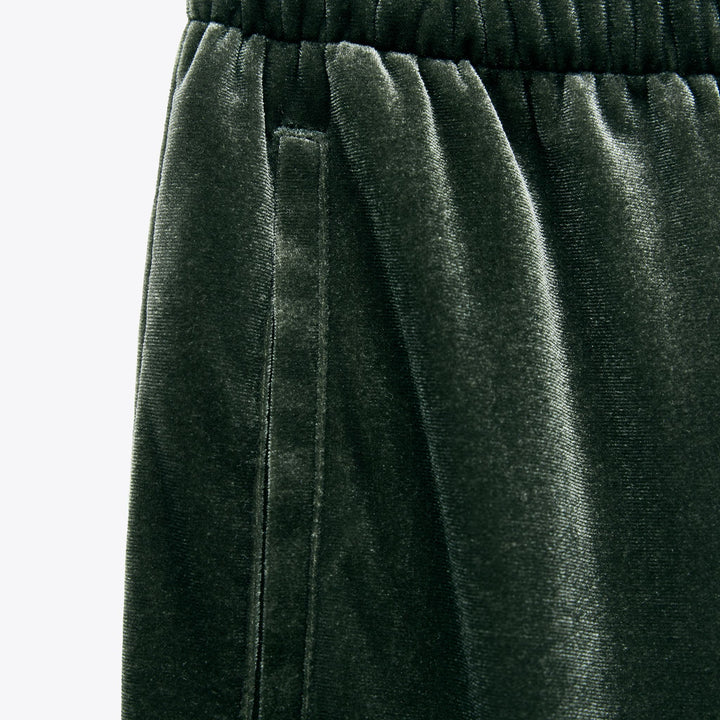 Moudda ZARA - Pantalon Wide Leg - Velours & Taille Élastique - Tunisie 3