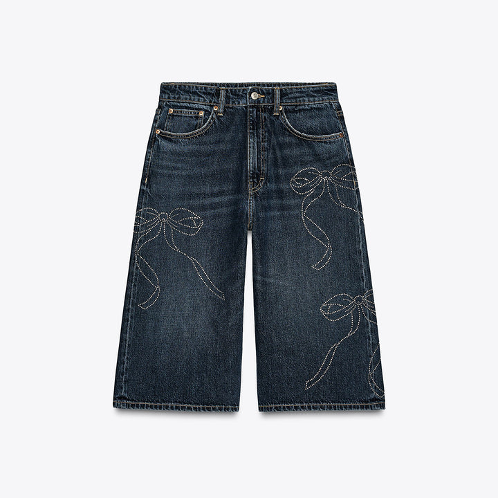 Moudda ZARA - Bermuda Baggy - Strass & Brillants (Saint-Valentin) - Tunisie 1
