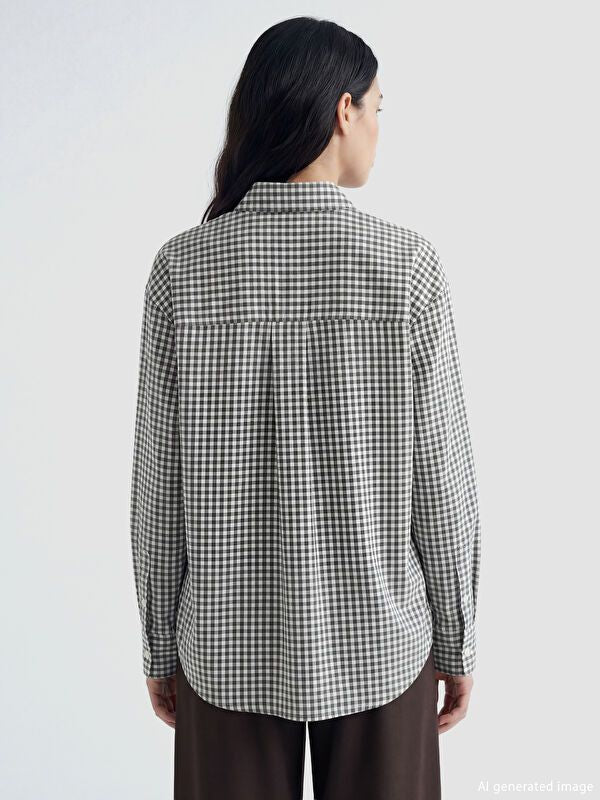 Moudda LC Waikiki - Chemise manches longues en tissu pour Femme - Tunisie 4