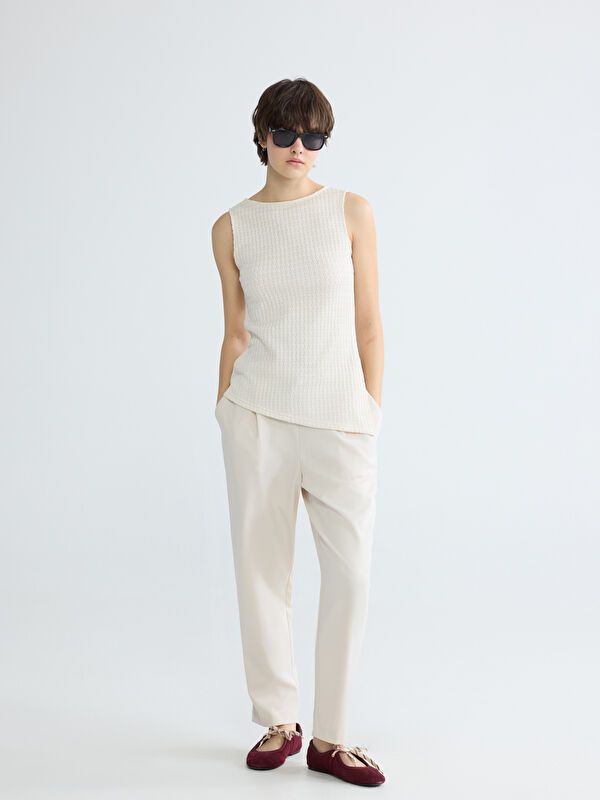 Moudda LC Waikiki - Pantalon fin en tissu pour Femme - Tunisie 1