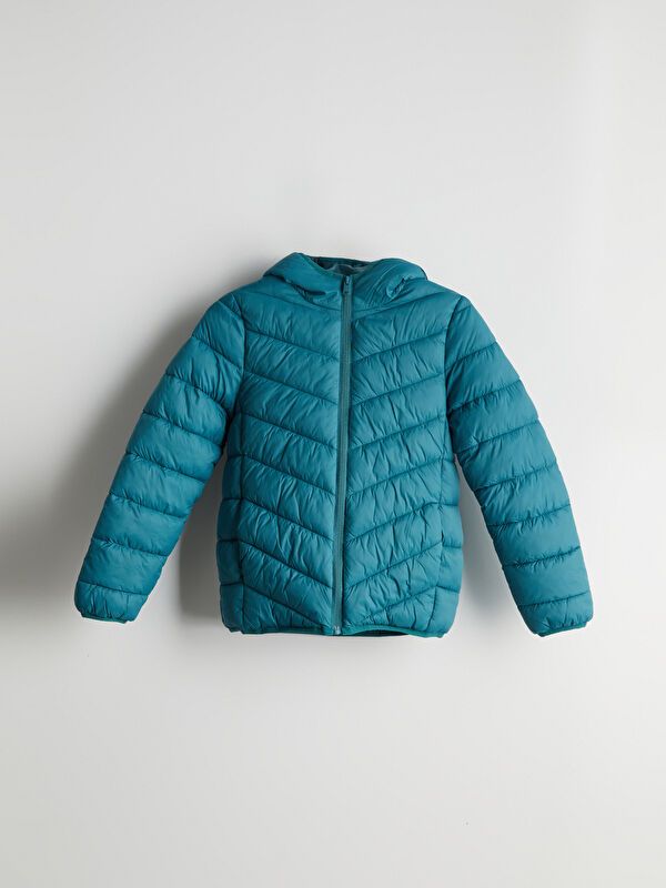 Moudda LC Waikiki - Manteau matelassé en nylon Garçon Vert terne - Tunisie 1