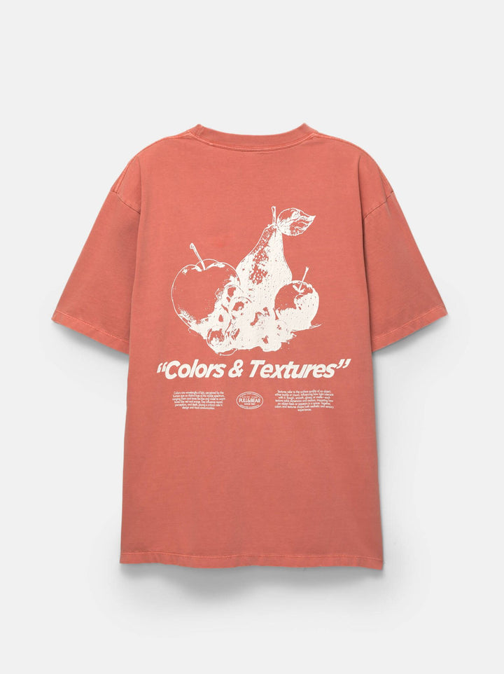 Moudda PULL & BEAR - T-Shirt - Red Brown Collection & Lavé - Tunisie 2