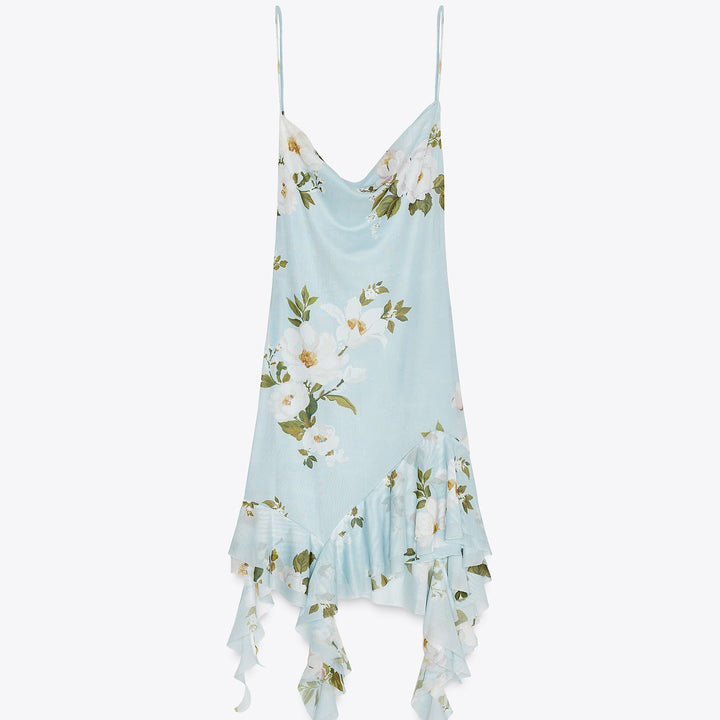 Moudda ZARA - Robe Courte - Bretelles & Volants Tulle - Tunisie 1