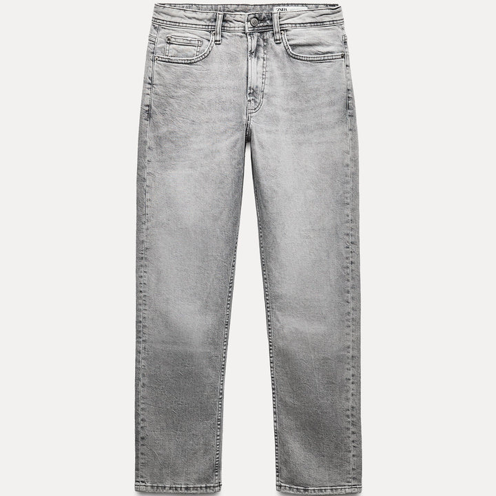 Moudda ZARA - Jean relaxed slim gris - Tunisie 2