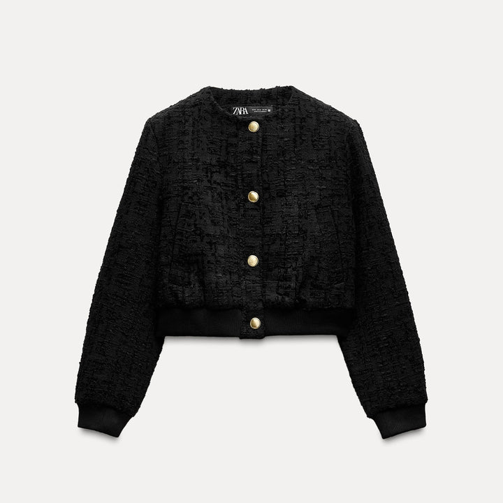 Moudda ZARA - Noir – veste bomber structurée - Tunisie 1