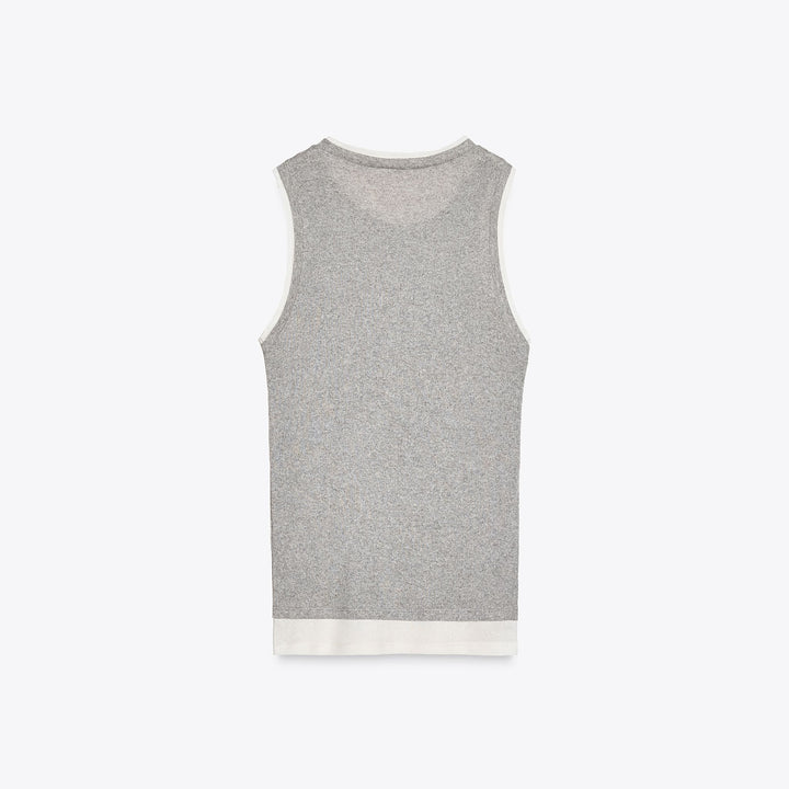 Moudda ZARA - T-Shirt - Effet Double (Gris Vigo) - Tunisie 2
