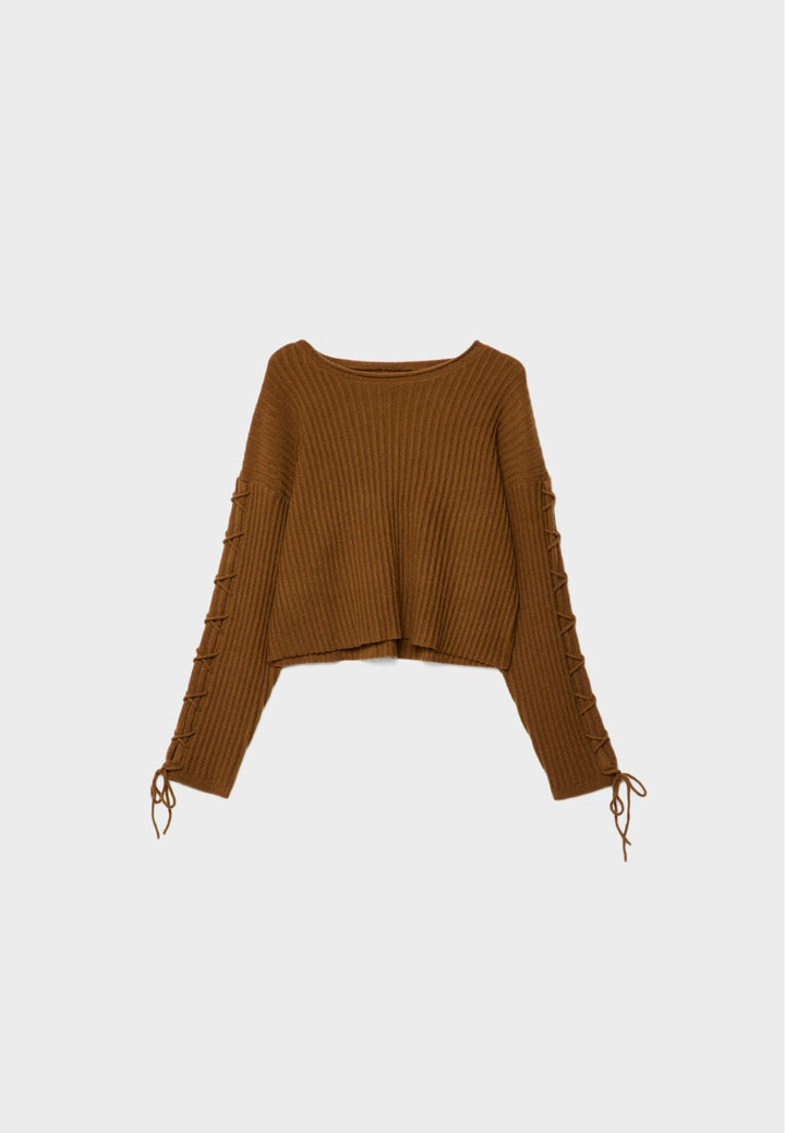 Moudda STRADIVARIUS - Pull en Maille à Manches à Lacets - Tunisie 2