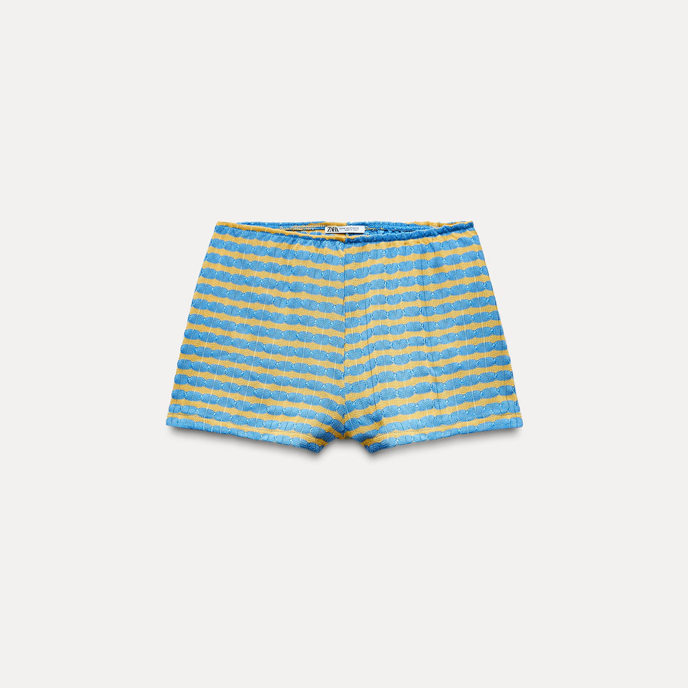 Moudda ZARA - Short Jacquard Rayé (Ensemble) - Tunisie 2