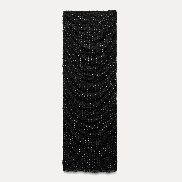 Moudda ZARA - Jupe Midi en Dentelle et Strass - Tunisie 1