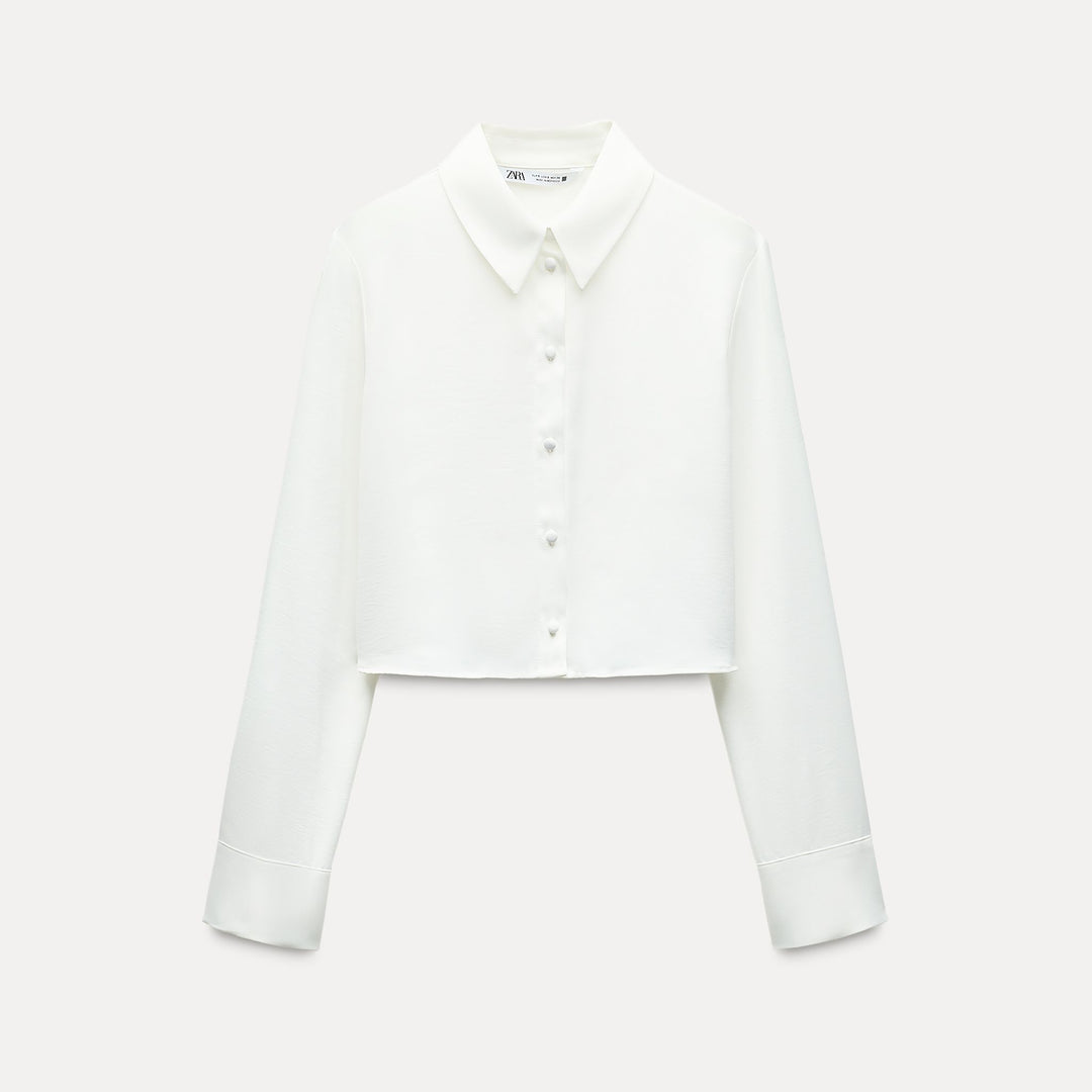 Moudda ZARA - Chemise Satinée Courte - Tunisie 1