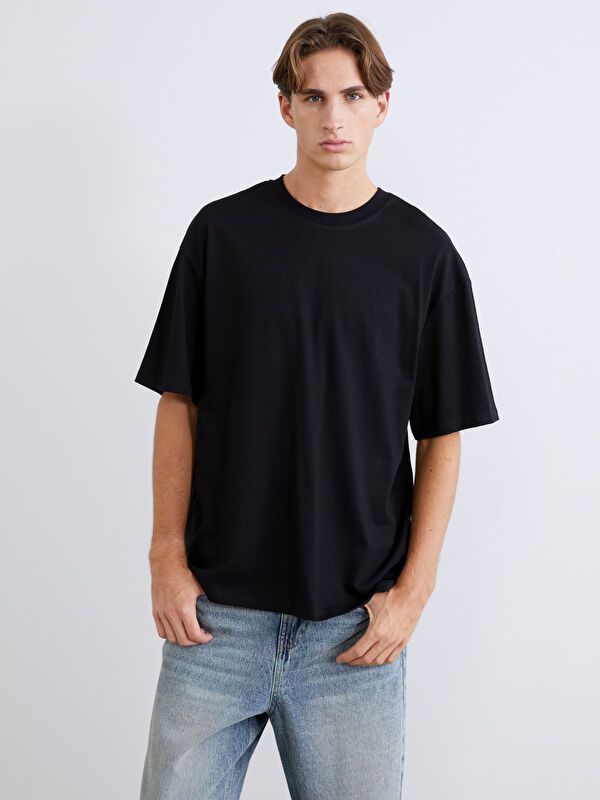 Moudda LC Waikiki - T-shirt basique manches courtes en jersey - Tunisie 5