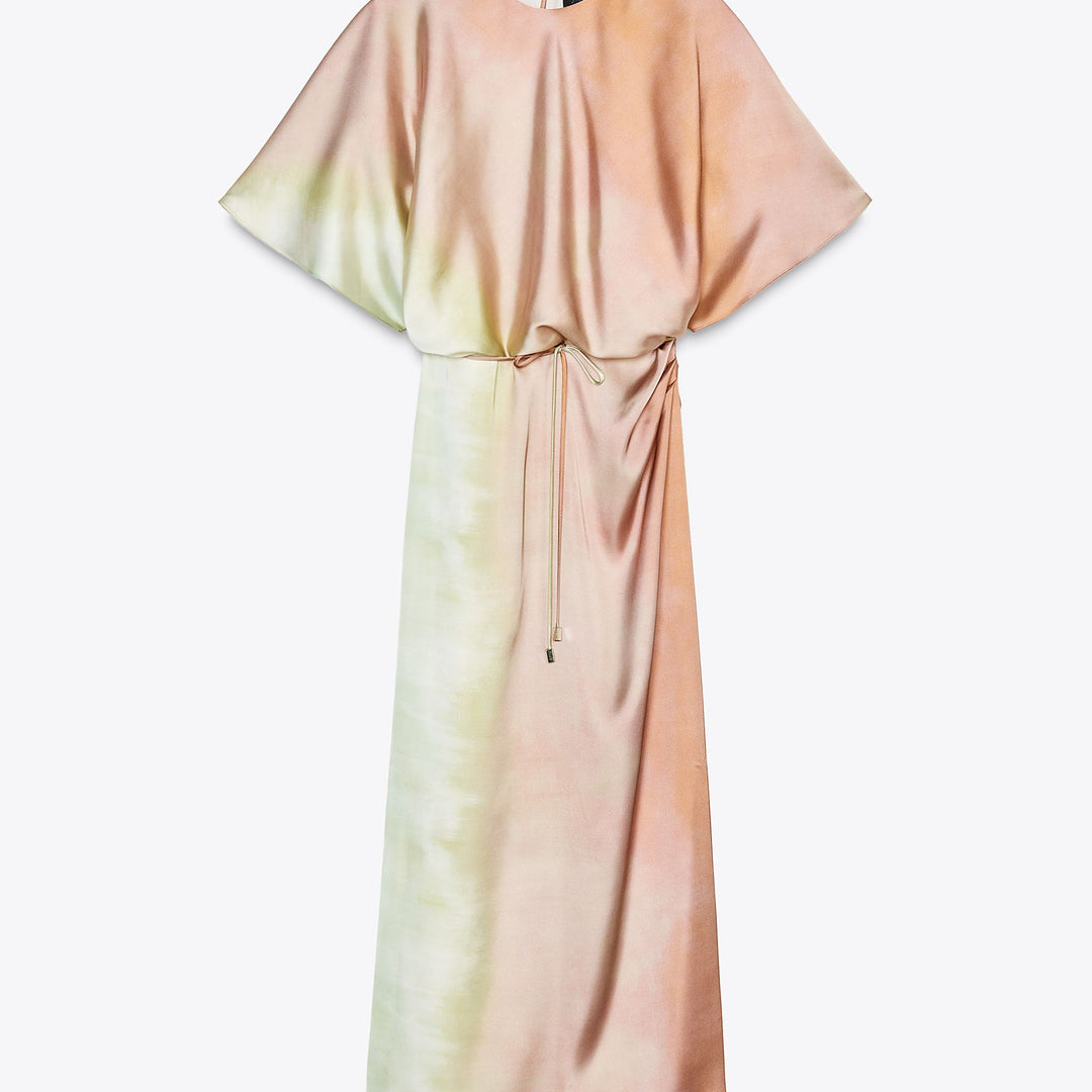 Moudda ZARA - Robe Midi Satin - Tie and Dye - Tunisie 1