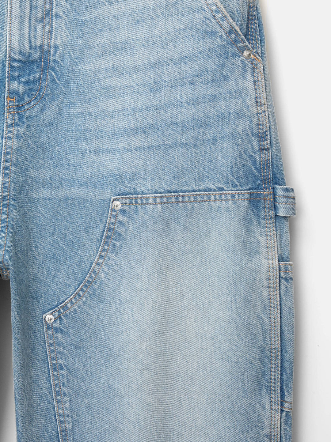 Moudda PULL & BEAR - Pantalon Denim Wide Leg - Double Genou - Tunisie 5