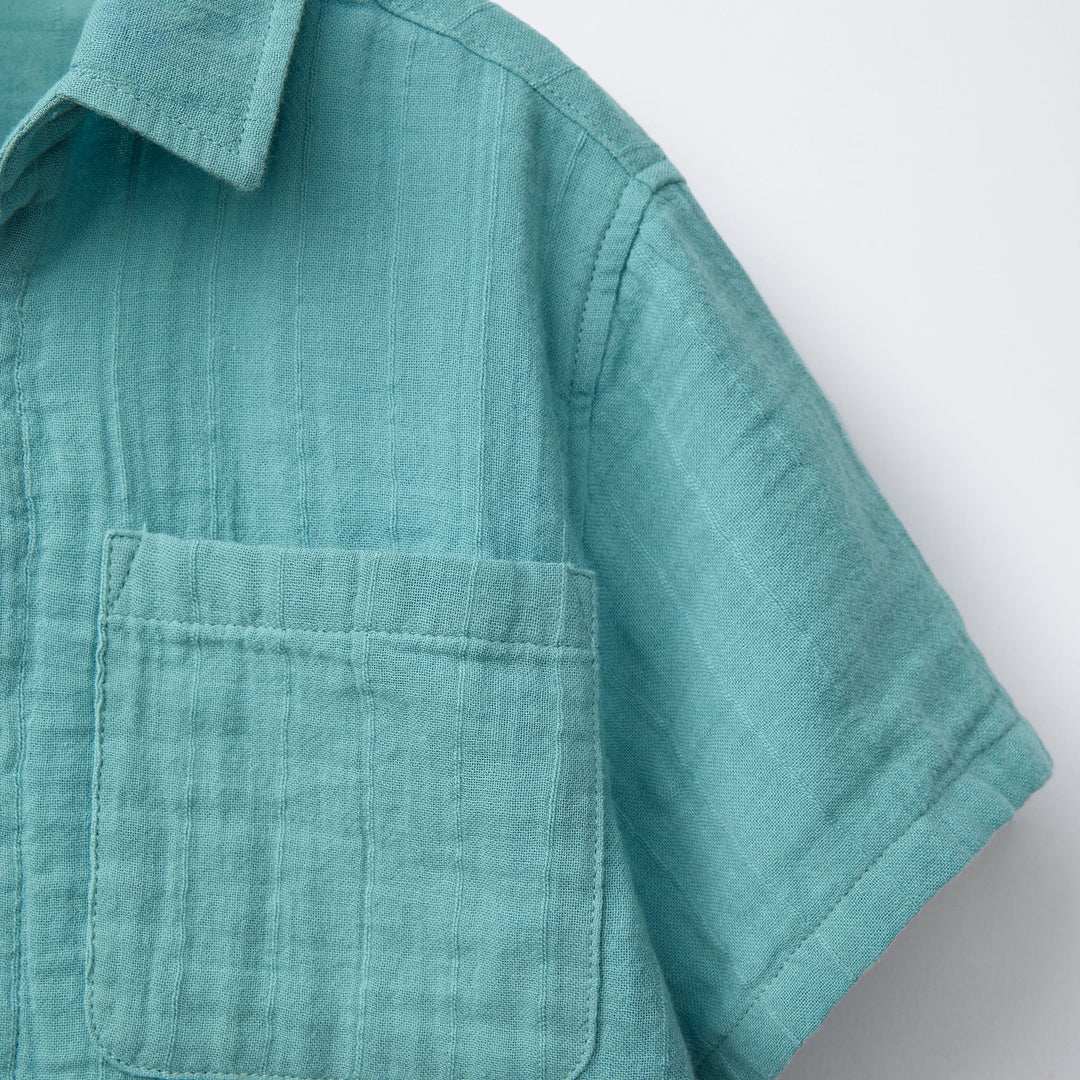 Moudda ZARA - Chemise Enfant - Bambula Moutarde & Texture - Tunisie 4