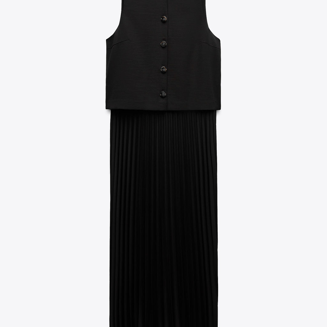 Moudda ZARA - Robe - Gilet & Jupe Plissée - Tunisie 1