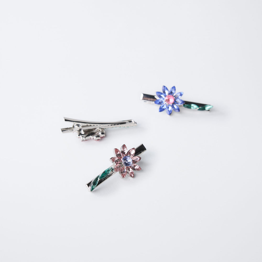 Moudda ZARA - Pack 3 Clips - Fleurs Cristal - Tunisie 2