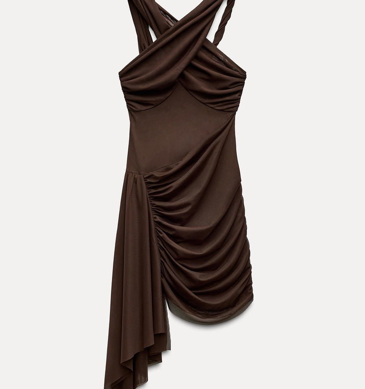 Moudda ZARA - Robe Drapée Asymétrique - Tunisie 2