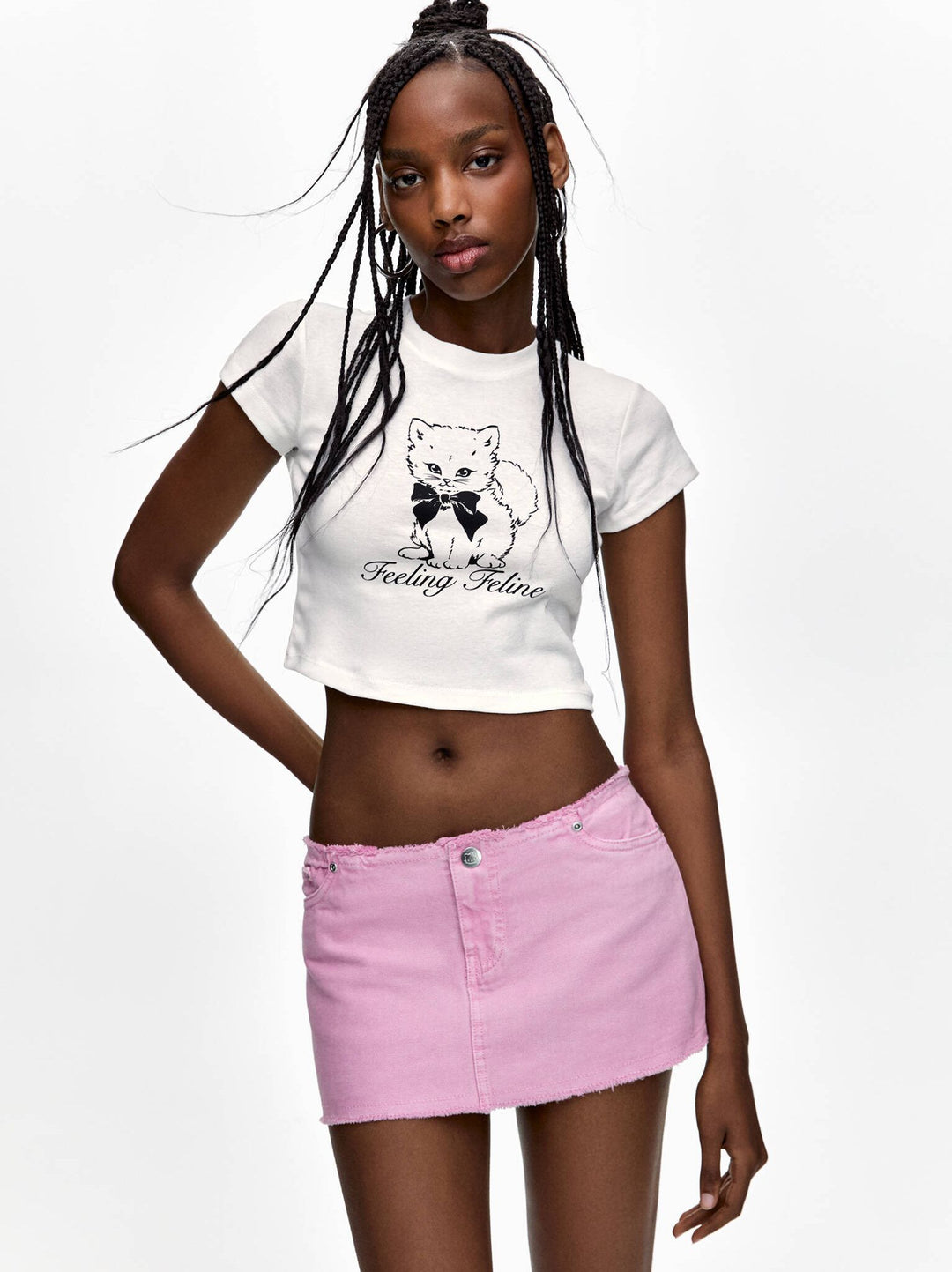 Moudda PULL & BEAR - Body Graphique Slim Animaux Mignons - Tunisie 6