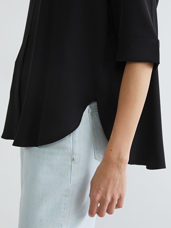 Moudda LC Waikiki - Chemisier (blouse) manches longues en tissu pour Femme - Tunisie 3