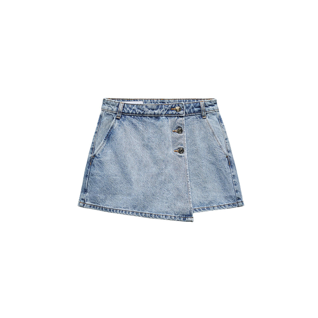 Moudda ZARA - Short-jupe en jean triple bouton - Tunisie 3