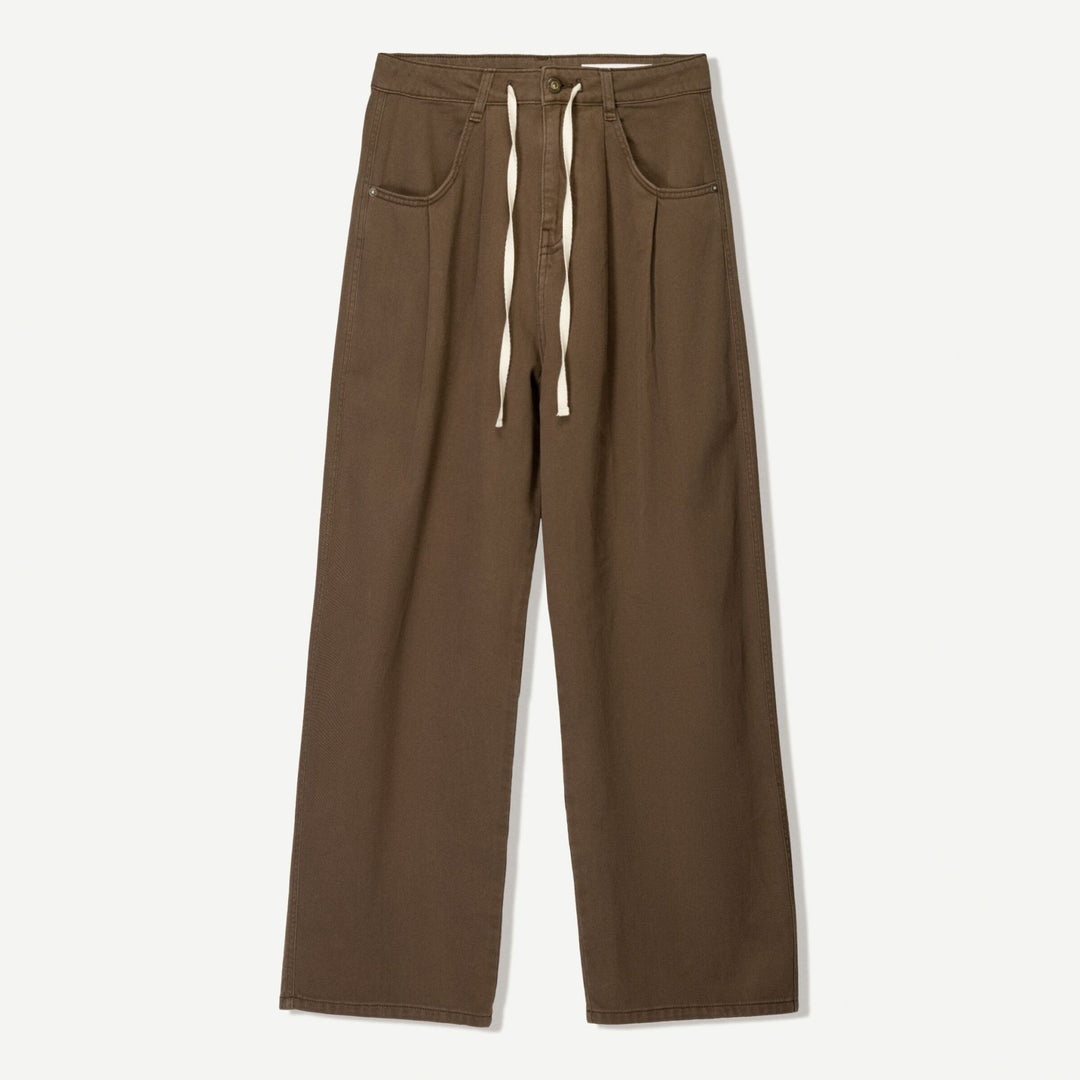 Moudda BERSHKA - Pantalon Coton Fluide - Pinces - Tunisie 1