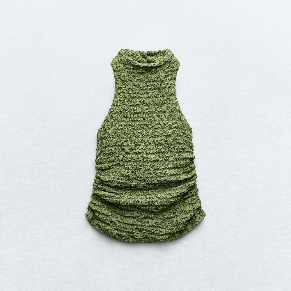 Moudda ZARA - Top Dos Nu Texturé à Fronces - Tunisie 2