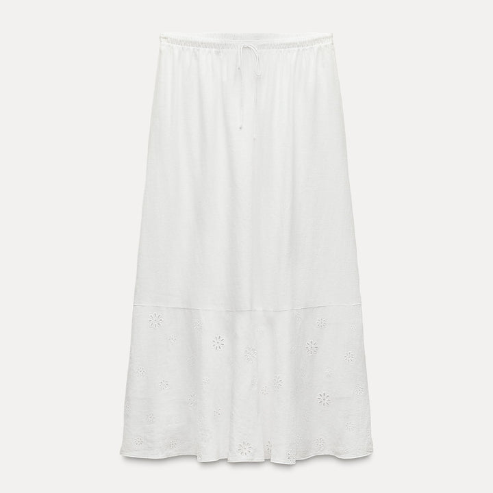 Moudda ZARA - Jupe lin Schiffli - Tunisie 2