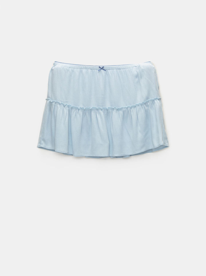 Moudda PULL & BEAR - Mini Skort Volants Dentelle - Tunisie 2
