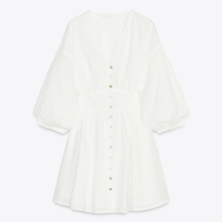 Moudda ZARA - Robe Mini - Broderie Suisse & Fajín - Tunisie 1