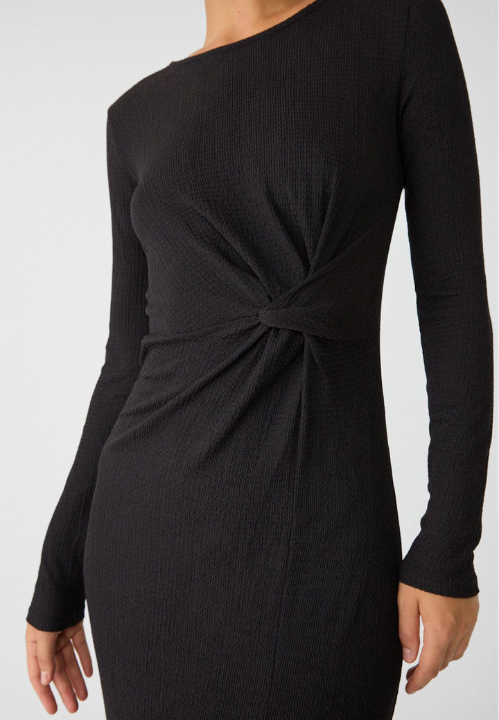 Moudda STRADIVARIUS - Robe Midi Texturée avec Nœud M/L - Tunisie 4