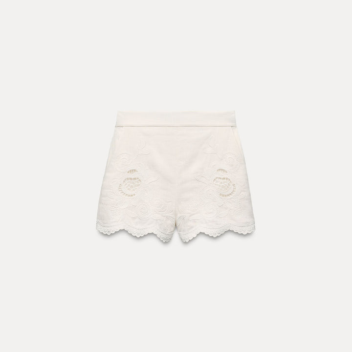 Moudda ZARA - Short Taille Haute Brodé - Tunisie 2