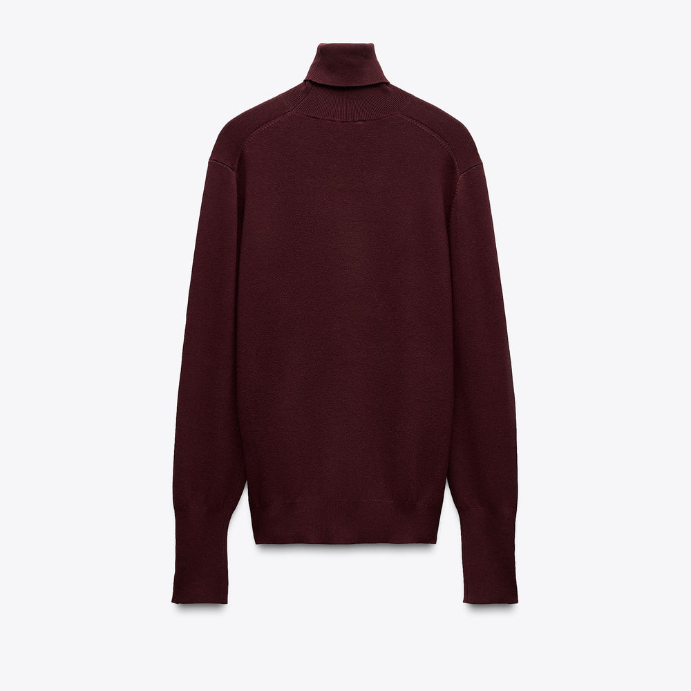 Moudda ZARA - Pull Basic - Col Cyrène & Bouton Doré Poignet - Tunisie 2