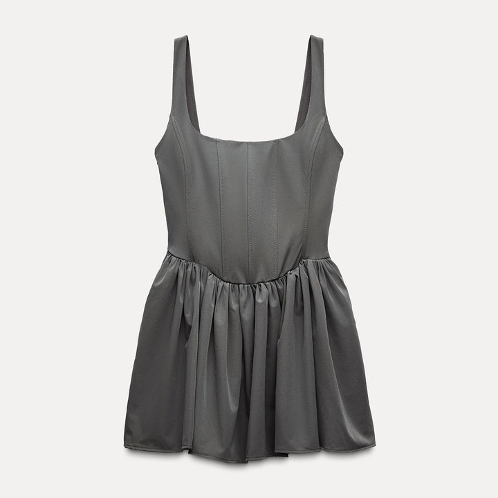 Moudda ZARA - Robe courte corset élastique fines bretelles capes - Tunisie 2