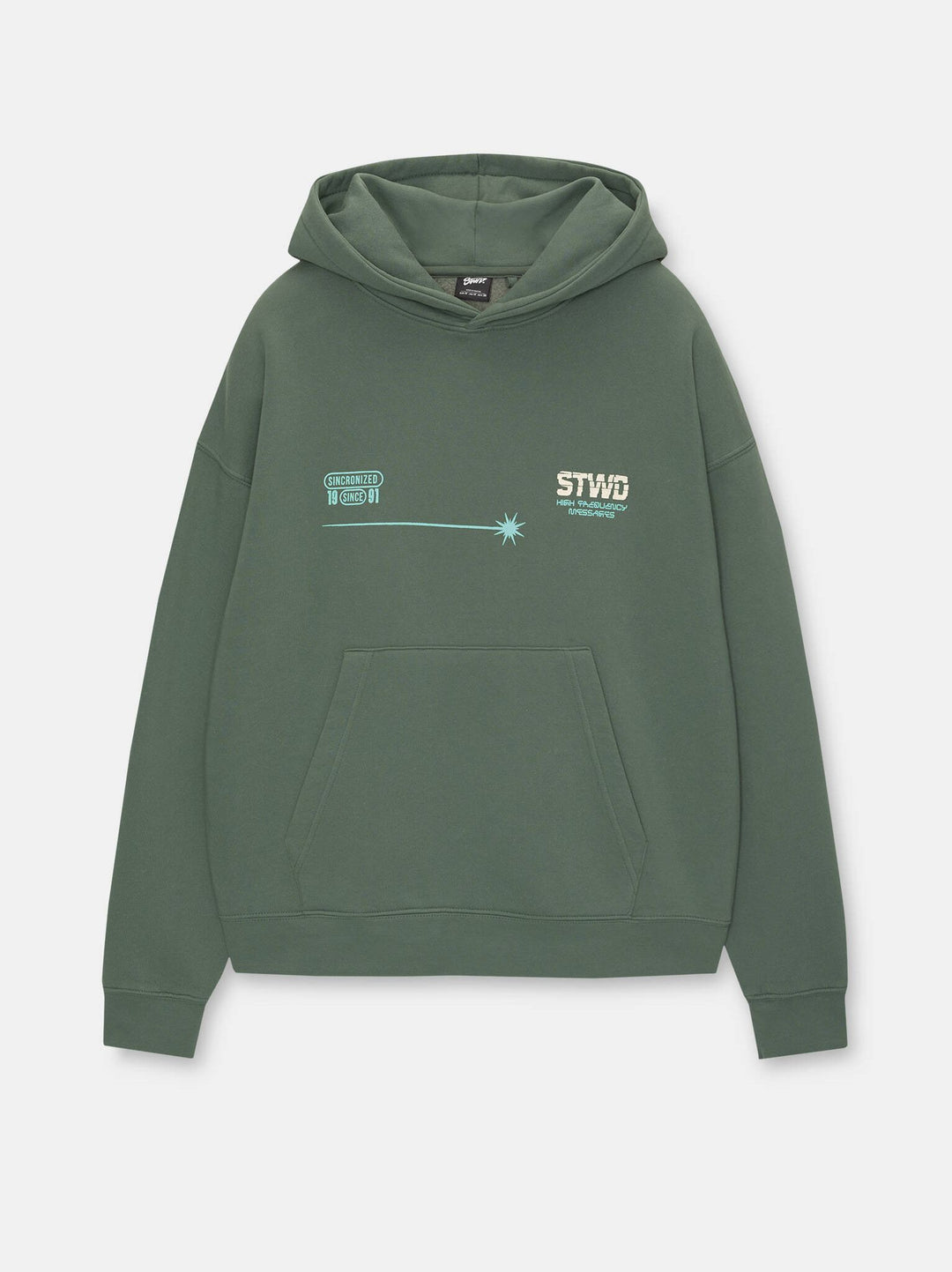 Moudda PULL & BEAR - Sweat Capuche Lavé - High Frequency Messages - Tunisie 4