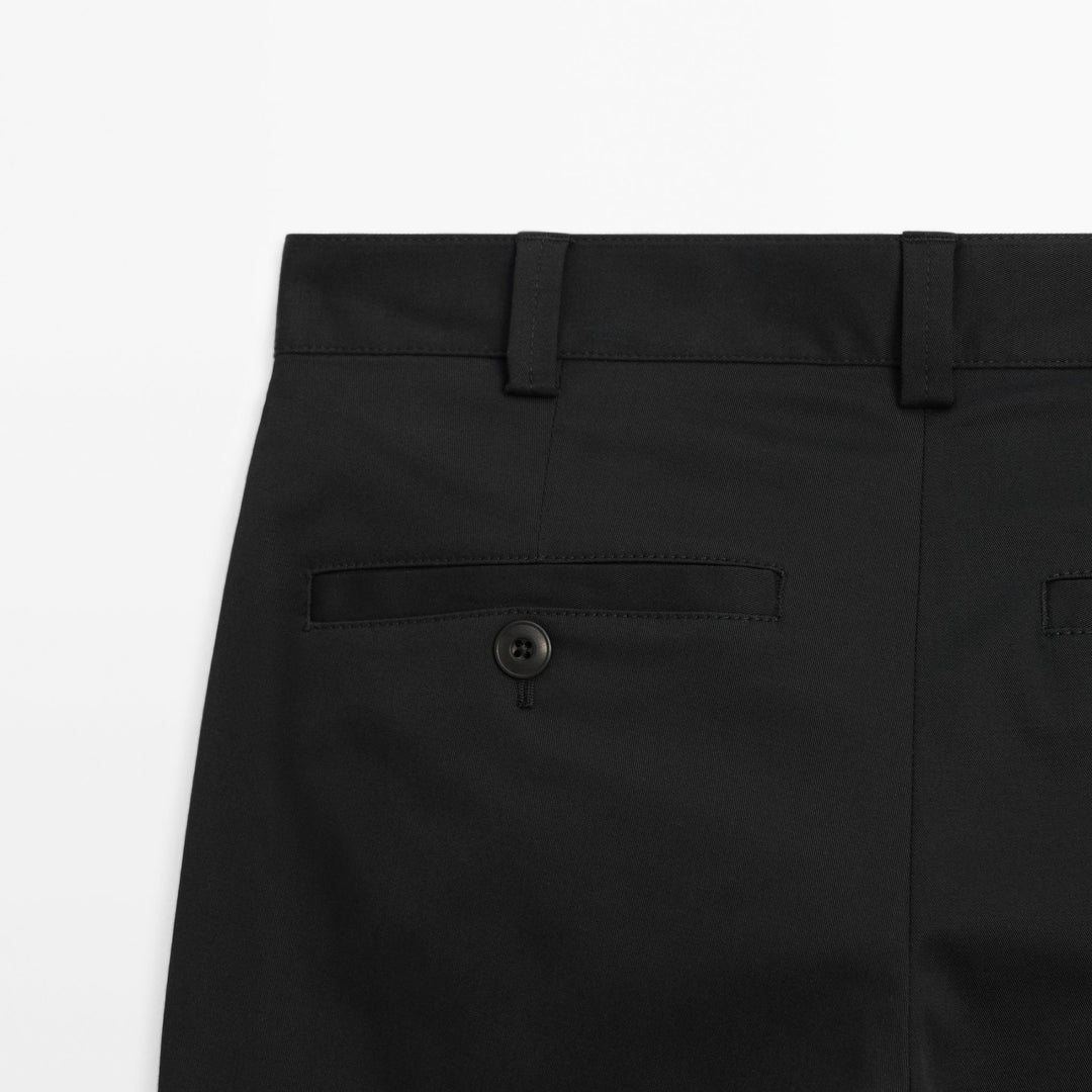Moudda Massimo Dutti - Pantalon extensible sergé sophistiqué - Tunisie 6