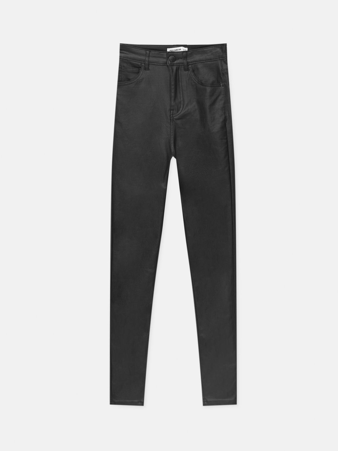 Moudda PULL & BEAR - Pantalon Skinny Taille Haute Enduit - Tunisie 6