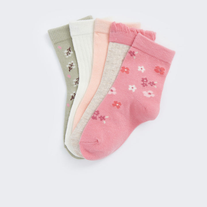 Moudda LC Waikiki - Chaussettes courtes Fille Rose terne - Tunisie 2