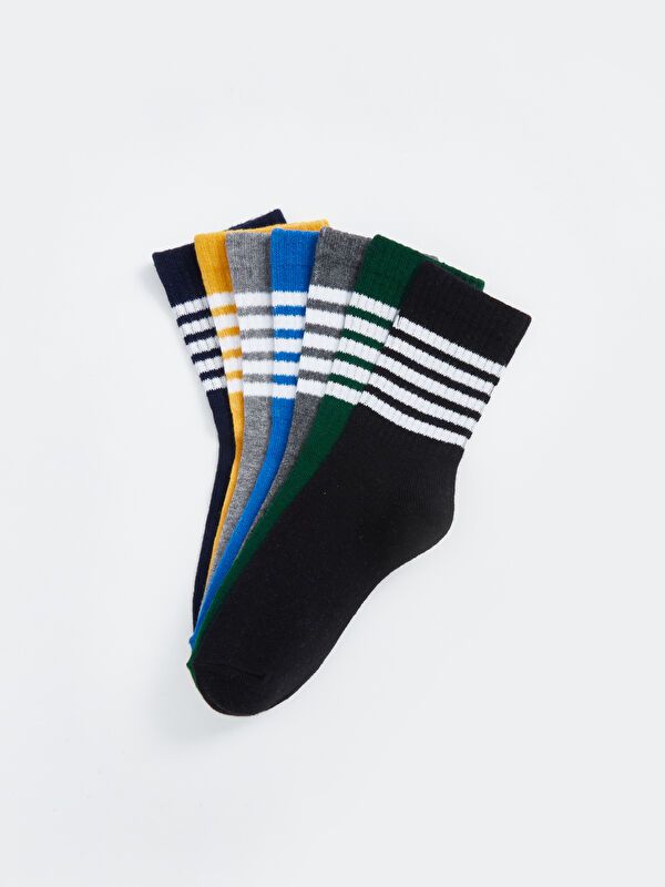 Moudda LC Waikiki - Chaussettes courtes Garçon Fil mélangé teint - Tunisie 2