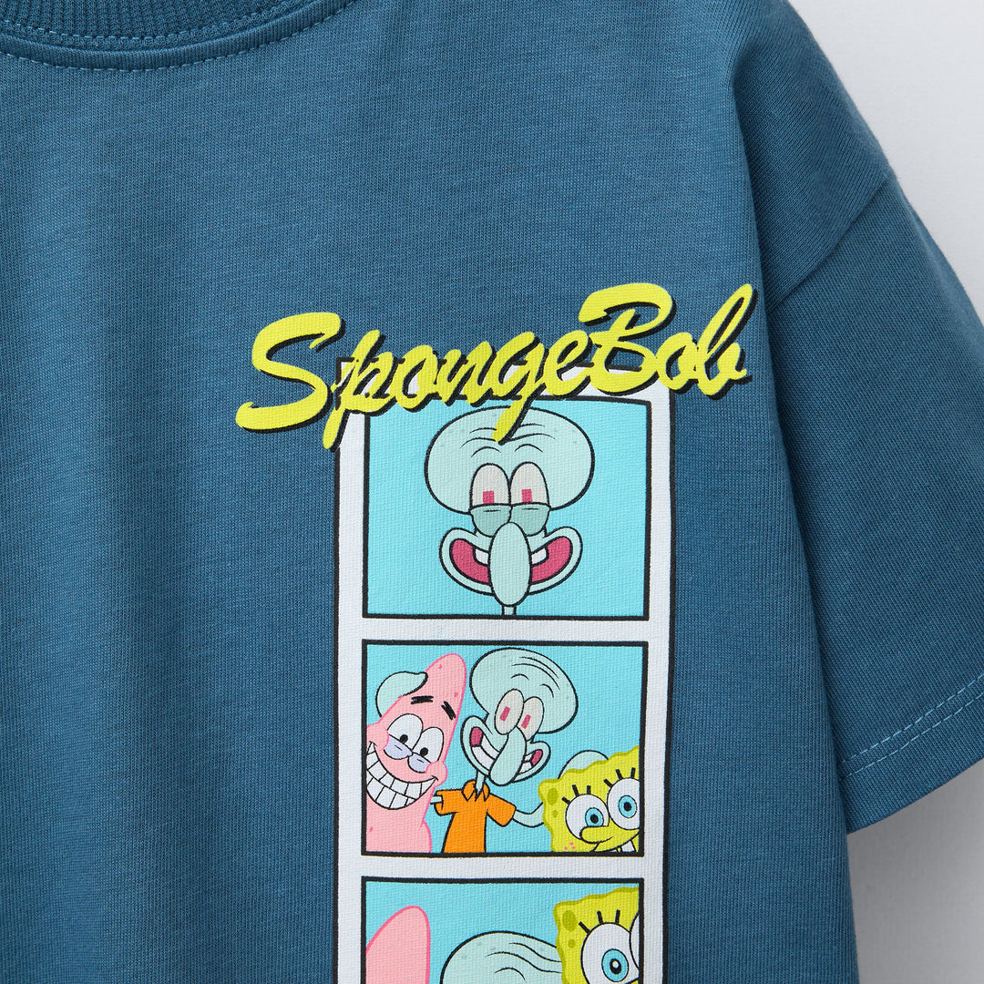Moudda ZARA - T-Shirt Enfant - Sponge Bob & Selfie - Tunisie 3