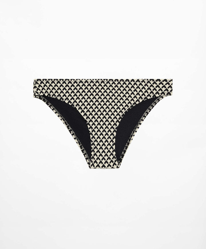 Moudda Oysho - Culotte Classique Jacquard Géométrique Noir - Tunisie 2