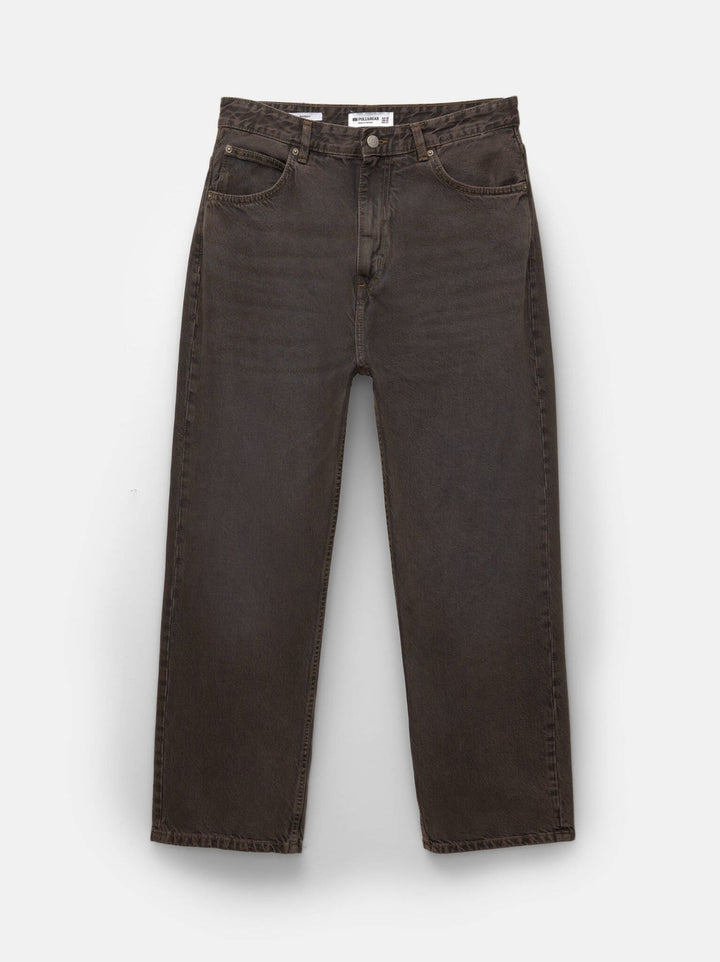Moudda PULL & BEAR - Pantalon Denim Baggy - Marron - Tunisie 4