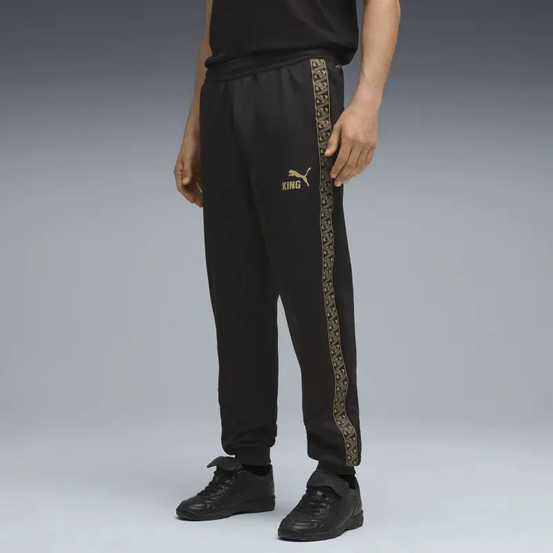 Moudda Puma - Bas survêtement PUMA KING Anthem Pants,PUMA Black-PUMA Gold pour hommes - Tunisie 4