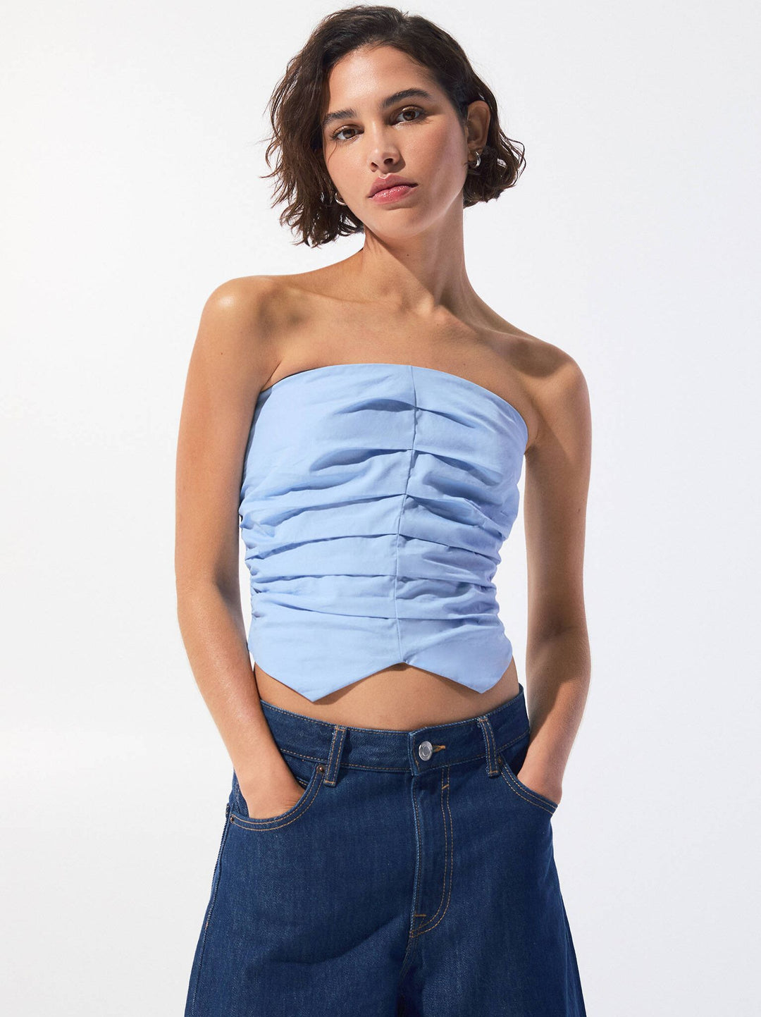 Moudda PULL & BEAR - Top Corset - Fronces Popeline - Tunisie 2