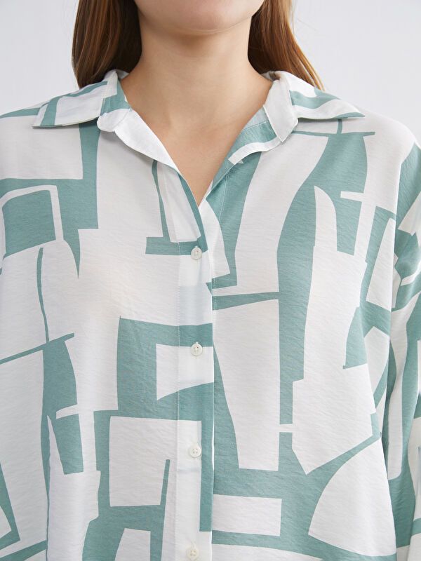Moudda LC Waikiki - Chemise imprimée manches longues en tissu - Tunisie 3