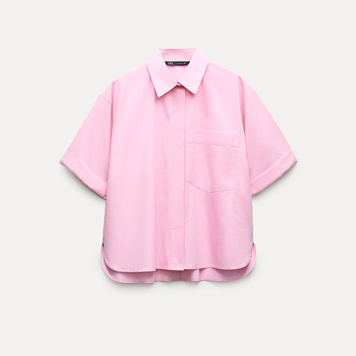 Moudda ZARA - Chemise popeline manches courtes poche - Tunisie 2