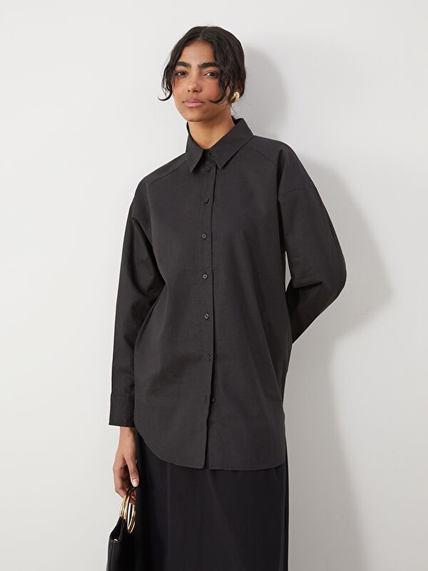Moudda LC Waikiki - Chemise tissée à manches longues pour Femmes - Tunisie 1