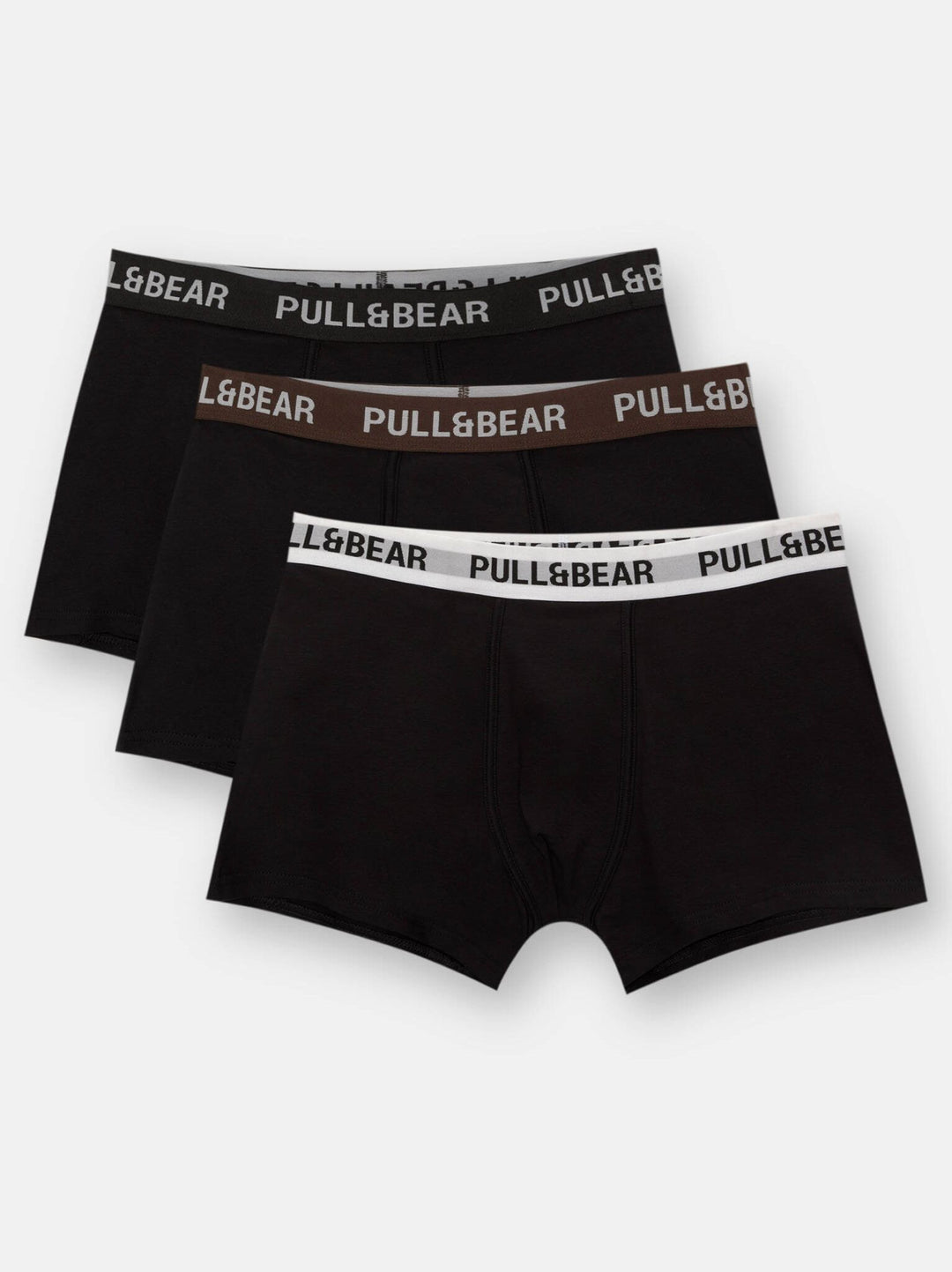 Moudda PULL & BEAR - Boxer - Logo Medium (Blanc/Marron/Noir) - Tunisie 2